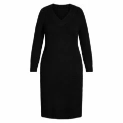 Evans Knit Jumper Dress For Female -Cheap Evans Clothing Store unnamed file 2717