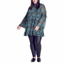 Evans Camille Print Top For Female -Cheap Evans Clothing Store unnamed file 272