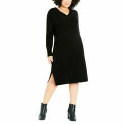 Evans Knit Jumper Dress For Female -Cheap Evans Clothing Store unnamed file 2721