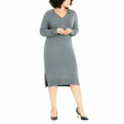 Evans Knit Jumper Dress For Female -Cheap Evans Clothing Store unnamed file 2722