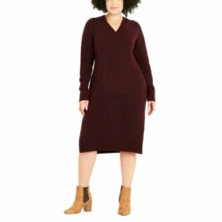 Evans Knit Jumper Dress For Female -Cheap Evans Clothing Store unnamed file 2723