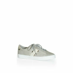 Evans Wide Fit Snake Detail Trainers For Female