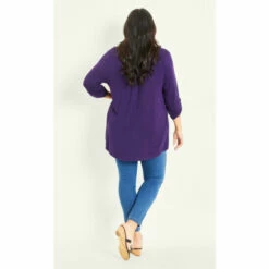 Evans Plain Jersey Shirt For Female -Cheap Evans Clothing Store unnamed file 2835