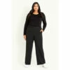 Evans Curve Fit Picasso Wide Leg Trousers - Short For Female 1 Evans Curve Fit Picasso Wide Leg Trousers - Short For Female -Cheap Evans Clothing Store unnamed file 2856