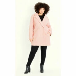 Evans Teddy Button Coat For Female -Cheap Evans Clothing Store unnamed file 288