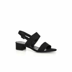 Evans Wide Fit Two Strap Flat Sandals For Female -Cheap Evans Clothing Store unnamed file 2903