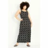 Evans Spot Maxi Dress For Female -Cheap Evans Clothing Store unnamed file 291