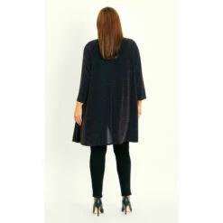 Evans Sparkle Open Front Cardigan For Female -Cheap Evans Clothing Store unnamed file 2946