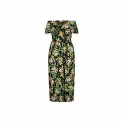 Evans Tropical Maxi Dress For Female -Cheap Evans Clothing Store unnamed file 2990