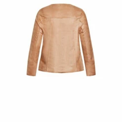 Evans Faux Leather Texture Jacket For Female -Cheap Evans Clothing Store unnamed file 3025