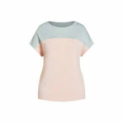 Evans Colour Block Short Sleeve Top For Female -Cheap Evans Clothing Store unnamed file 3032