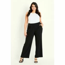 Evans Wide Leg ‘Henna’ Regular Trouser For Female -Cheap Evans Clothing Store unnamed file 3055