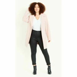 Evans Belted Coat For Female -Cheap Evans Clothing Store unnamed file 334