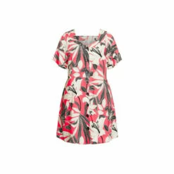 Evans Button Through Tropical Dress For Female -Cheap Evans Clothing Store unnamed file 351