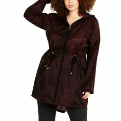 Evans Animal Mac Jacket For Female -Cheap Evans Clothing Store unnamed file 359
