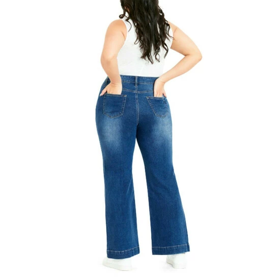 Evans Wide Leg Jeans - Short For Female 4 Evans Wide Leg Jeans - Short For Female - Image 2