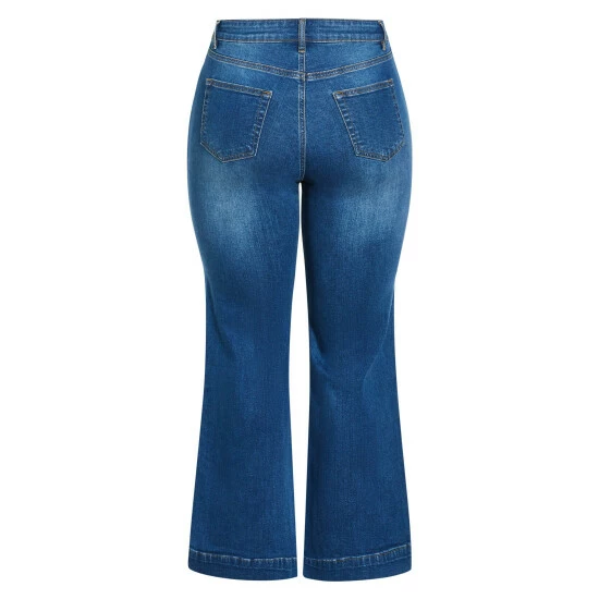 Evans Wide Leg Jeans - Short For Female 6 Evans Wide Leg Jeans - Short For Female - Image 4