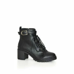 Evans Extra Wide Fit Babs Ankle Boots For Female
