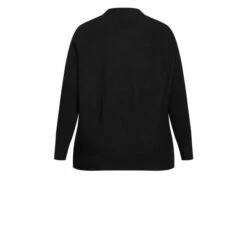 Evans Janie Ribbed Jumper For Female -Cheap Evans Clothing Store unnamed file 442