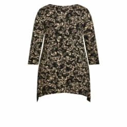 Evans Keyhole Swing Tunic Top For Female -Cheap Evans Clothing Store unnamed file 451