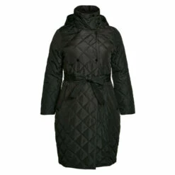 Evans Diamond Belted Coat For Female -Cheap Evans Clothing Store unnamed file 481