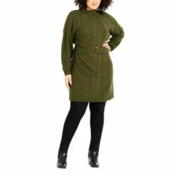 Evans Belted Tunic Jumper For Female -Cheap Evans Clothing Store unnamed file 515