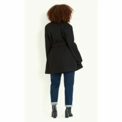 Evans Belted Coat For Female -Cheap Evans Clothing Store unnamed file 55