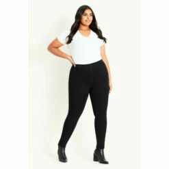 Evans Curve Fit Denim Jeggings - Regular For Female -Cheap Evans Clothing Store unnamed file 593