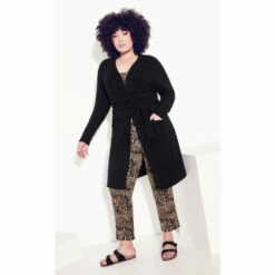 Evans Fluffy Lounge Cardigan For Female -Cheap Evans Clothing Store unnamed file 633