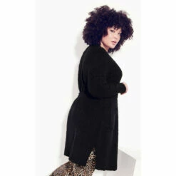 Evans Fluffy Lounge Cardigan For Female -Cheap Evans Clothing Store unnamed file 634