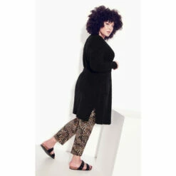 Evans Fluffy Lounge Cardigan For Female -Cheap Evans Clothing Store unnamed file 635