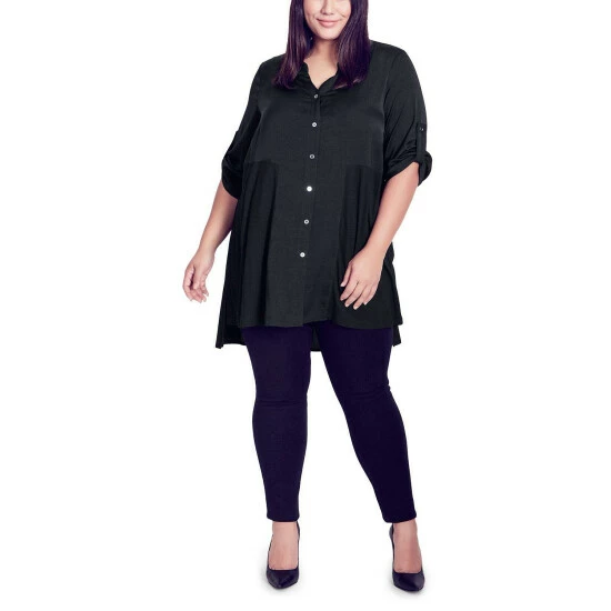 Evans Emma Knit Panel Shirt For Female 10 Evans Emma Knit Panel Shirt For Female - Image 8