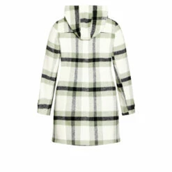 Evans Hooded Check Coat For Female -Cheap Evans Clothing Store unnamed file 671