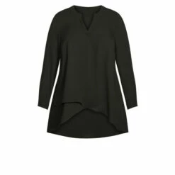 Evans Woven Asymmetrical Shirt For Female -Cheap Evans Clothing Store unnamed file 690