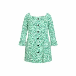 Evans Frill Sleeve Button Through Top For Female 8 Evans Frill Sleeve Button Through Top For Female -Cheap Evans Clothing Store unnamed file 703