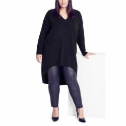 Evans Escapade Hi Lo Sweater For Female