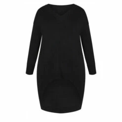 Evans Escapade Hi Lo Sweater For Female -Cheap Evans Clothing Store unnamed file 724