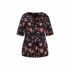 Evans Floral Festival Top For Female -Cheap Evans Clothing Store unnamed file 744