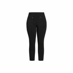 Evans Curve Fit Bengaline Tapered Trousers - Short For Female -Cheap Evans Clothing Store unnamed file 748