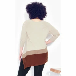 Evans Asymmetrical Splice Sweater For Female 13 Evans Asymmetrical Splice Sweater For Female -Cheap Evans Clothing Store unnamed file 778