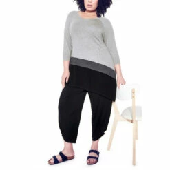 Evans Asymmetrical Splice Sweater For Female 17 Evans Asymmetrical Splice Sweater For Female -Cheap Evans Clothing Store unnamed file 782