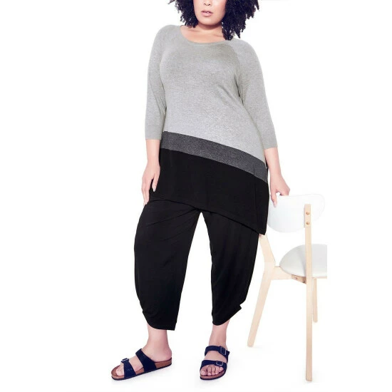 Evans Asymmetrical Splice Sweater For Female 10 Evans Asymmetrical Splice Sweater For Female - Image 8