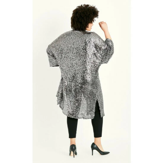 Evans Sequin Kimono For Female 4 Evans Sequin Kimono For Female - Image 2