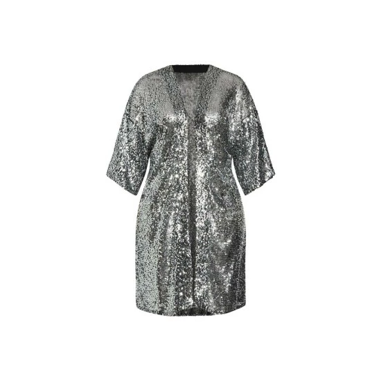 Evans Sequin Kimono For Female 5 Evans Sequin Kimono For Female - Image 3