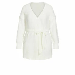 Evans Teddy Longline Cardigan For Female -Cheap Evans Clothing Store unnamed file 800