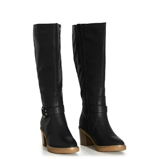 Evans Extra Wide Fit Clarissa Heeled Boots For Female 4 Evans Extra Wide Fit Clarissa Heeled Boots For Female - Image 2