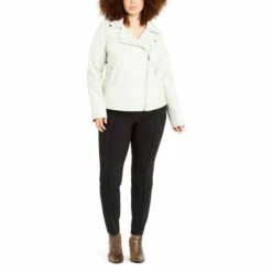 Evans Zip Pu Jacket For Female -Cheap Evans Clothing Store unnamed file 861