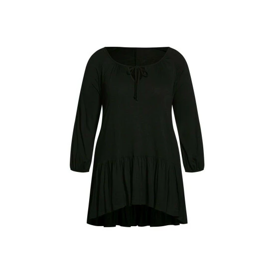 Evans Plain Tiered Tunic Top For Female 5 Evans Plain Tiered Tunic Top For Female - Image 3