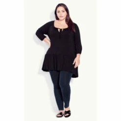 Evans Plain Tiered Tunic Top For Female 9 Evans Plain Tiered Tunic Top For Female -Cheap Evans Clothing Store unnamed file 872