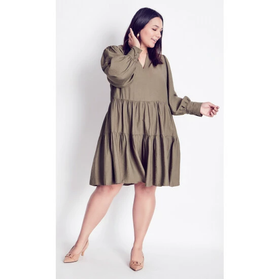 Evans Bianca Tiered Dress For Female 5 Evans Bianca Tiered Dress For Female - Image 3